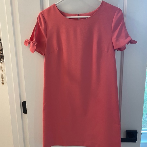 Banana Republic pink bow sleeve dress - Picture 1 of 5